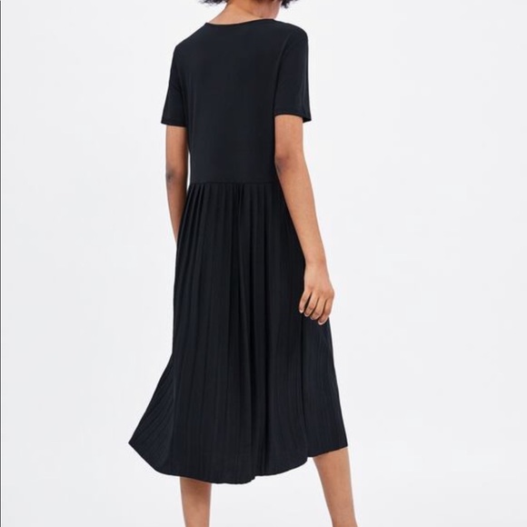 NWT ZARA Pleated Dress - Picture 2 of 7